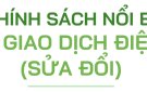 Luật Giao dịch điện tử (sửa đổi): Tạo hành lang thông thoáng cho giao dịch số