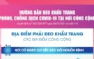 Hướng dẫn đeo khẩu trang phòng, chống dịch COVID-19 tại nơi công cộng