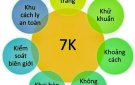 Khuyến cáo "7K" phòng chống dịch bệnh Covid 19