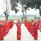 Hội liên hiệp Phụ nữ xã Cẩm Tân tổ chức đồng diễn dân vũ và hoạt động tuần lễ áo dài chào mừng kỷ niệm 115 năm ngày Quốc tế Phụ nữ 8/3.